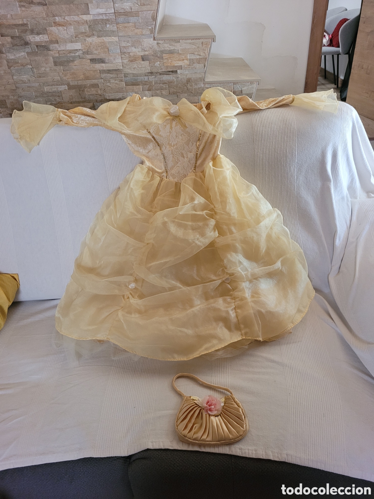 Vintage: Disfraz la bella y la bestia. Con bolso