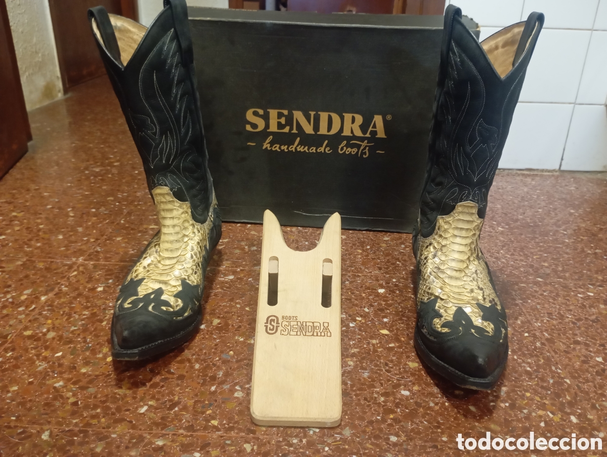 Vintage: Botas Sendra 2605 Piel Serpiente T.42 100 Aniversario