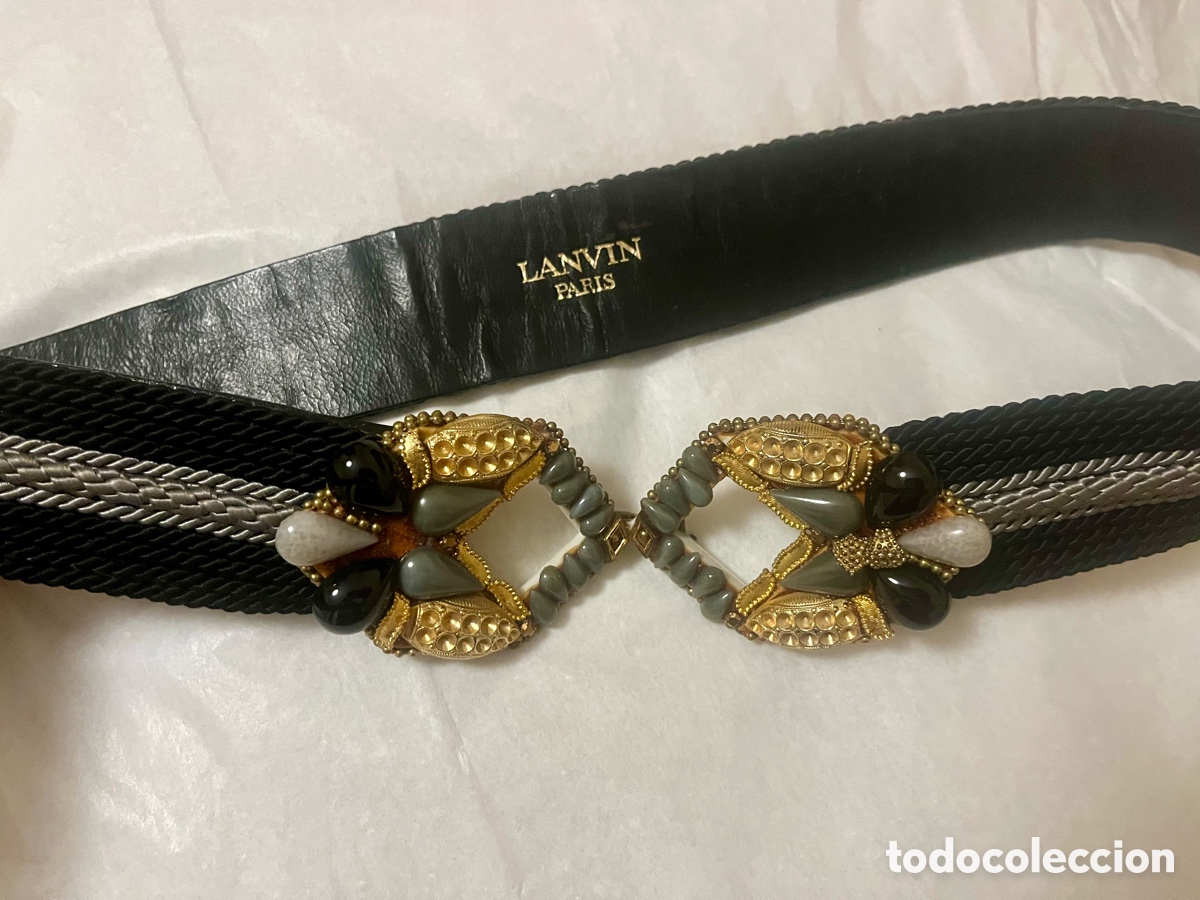 Vintage: CINTUR&Oacute;N LANVIN PARIS VINTAGE A&Ntilde;OS 80