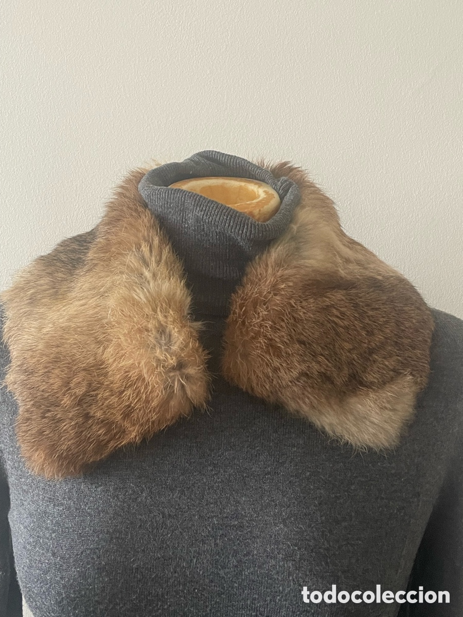 Vintage: cuello elegante de pelo natural