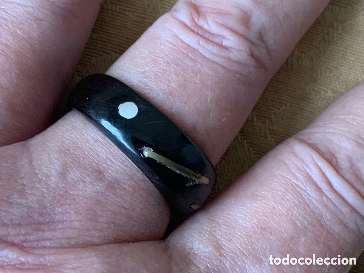 Vintage: Anillo vintage de Coral negro - Foto 7