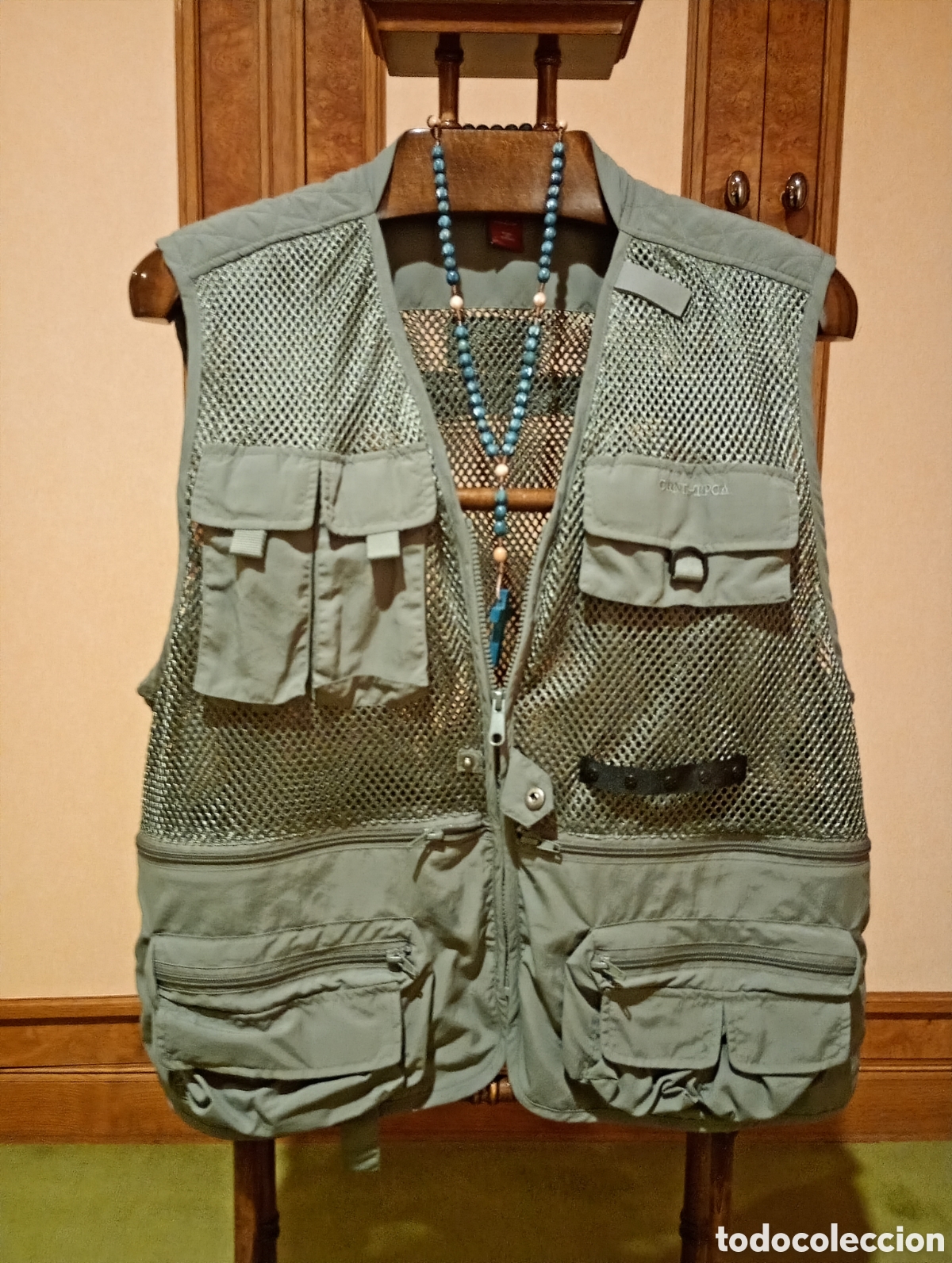 Vintage: Chaleco verde coronel tapioca talla M como nuevo - Foto 1
