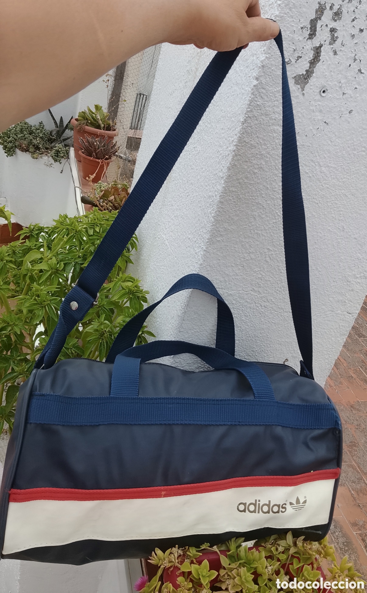 Vintage: Mochila Adidas ochentera epoca EGB - Foto 6