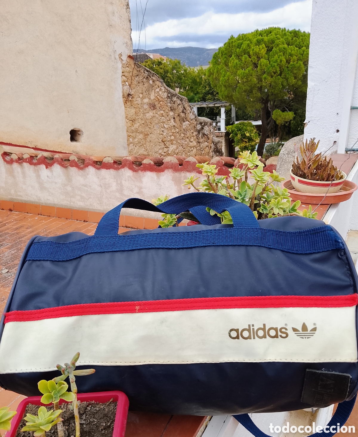 Vintage: Mochila Adidas ochentera epoca EGB - Foto 1