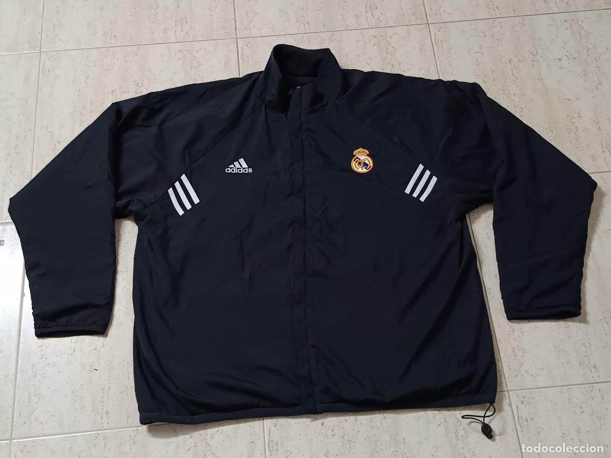Vintage: VINTAGE 2002. CHAQUETA REVERSIBLE CENTENARIO REAL MADRID 1902-2002. TALLA XXL