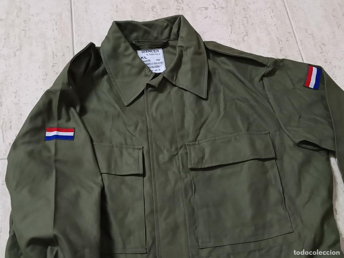 Vintage: VINTAGE 1987. CHAQUETA REAL EJ&Eacute;RCITO TIERRA HOLANDA KL (Koninklijke Landmacht). Talla L