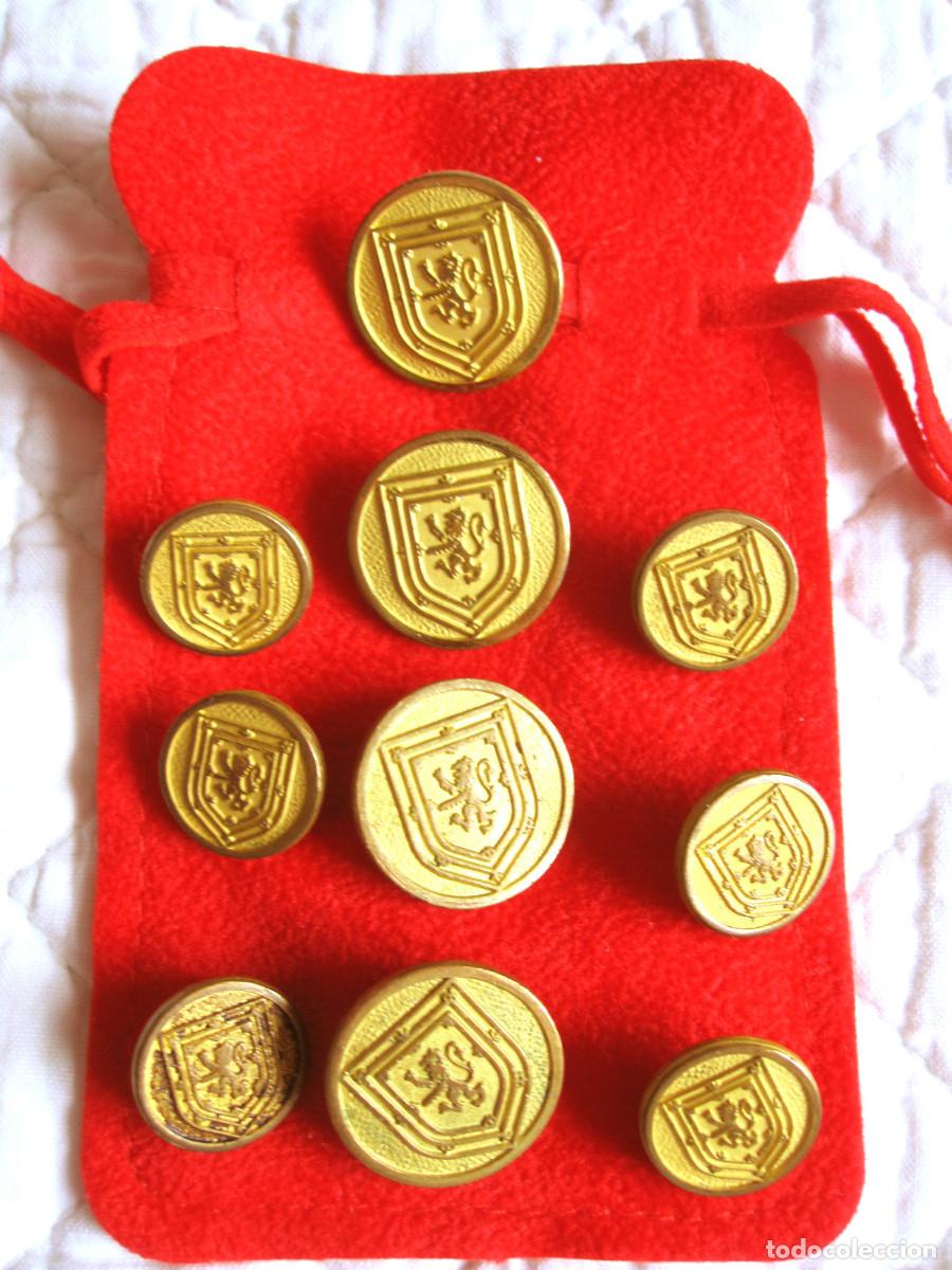 Vintage: Botones met&aacute;licos para blazer Holland & Sherry