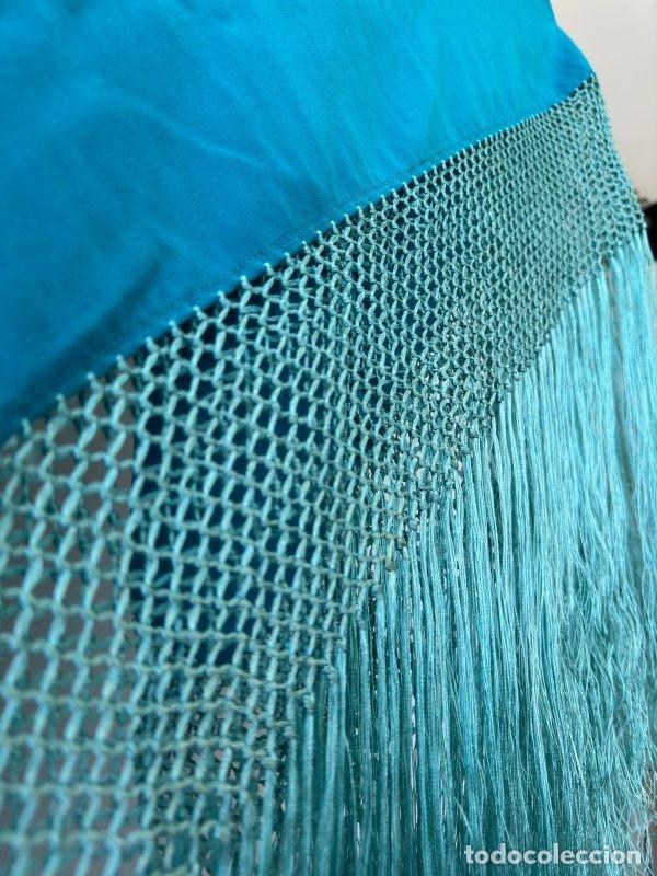Vintage: Mant&oacute;n merino antiguo bordado - Foto 8