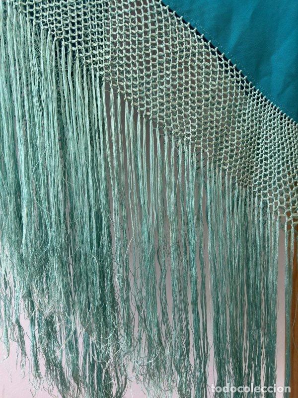 Vintage: Mant&oacute;n merino antiguo bordado - Foto 9
