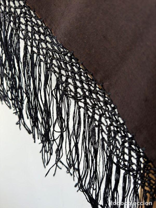 Vintage: Mant&oacute;n merino antiguo bordado - Foto 5