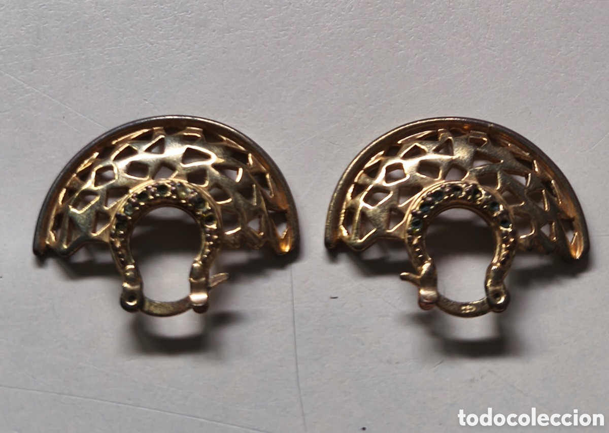 Vintage: Aretes artesanales de orfebrer&iacute;a