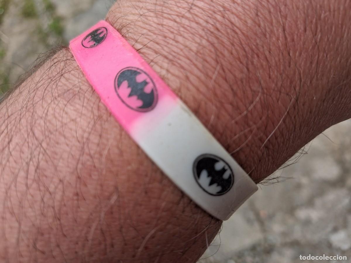 Vintage: Pulsera Batman de goma - vintage 00&acute;s