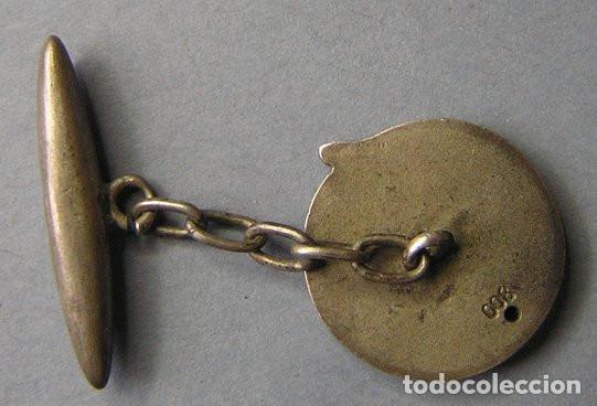 Vintage: ANTIGUO GEMELO DE PLATA - Foto 2