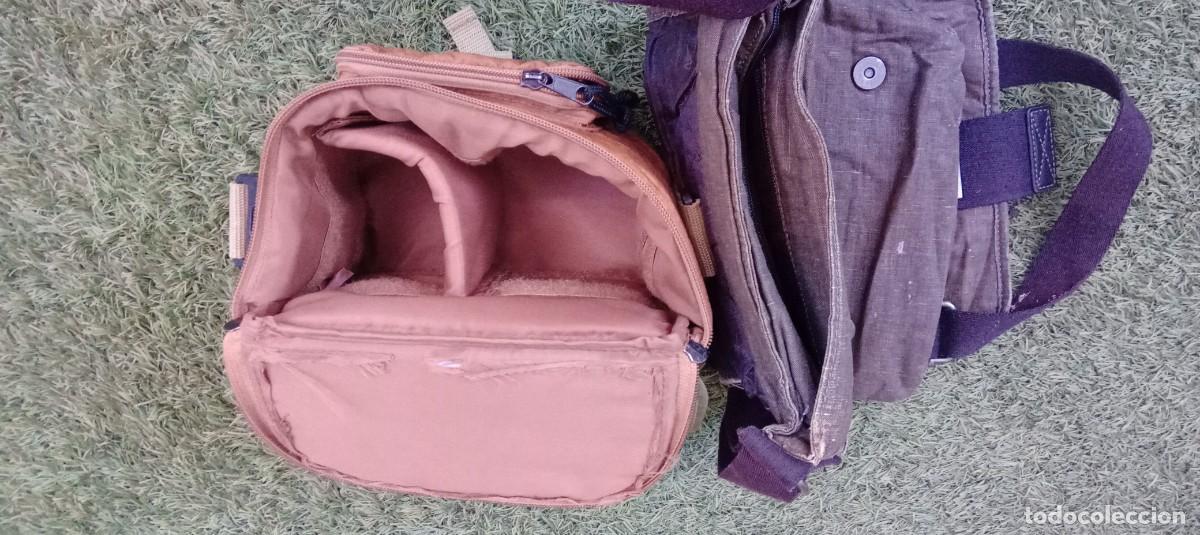 Vintage: Lote de 3 Maletines y 5 bolsas,ri&ntilde;oneras varias - Foto 7