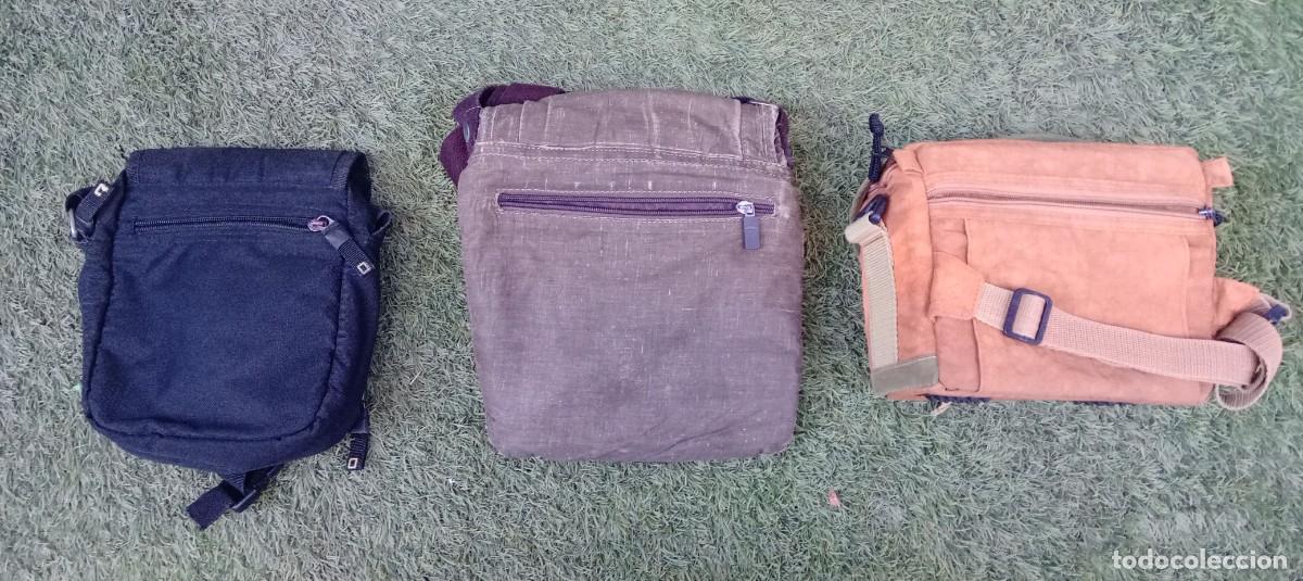 Vintage: Lote de 3 Maletines y 5 bolsas,ri&ntilde;oneras varias - Foto 8
