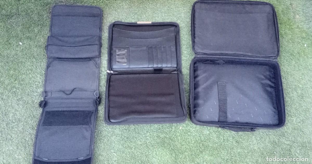 Vintage: Lote de 3 Maletines y 5 bolsas,ri&ntilde;oneras varias - Foto 10