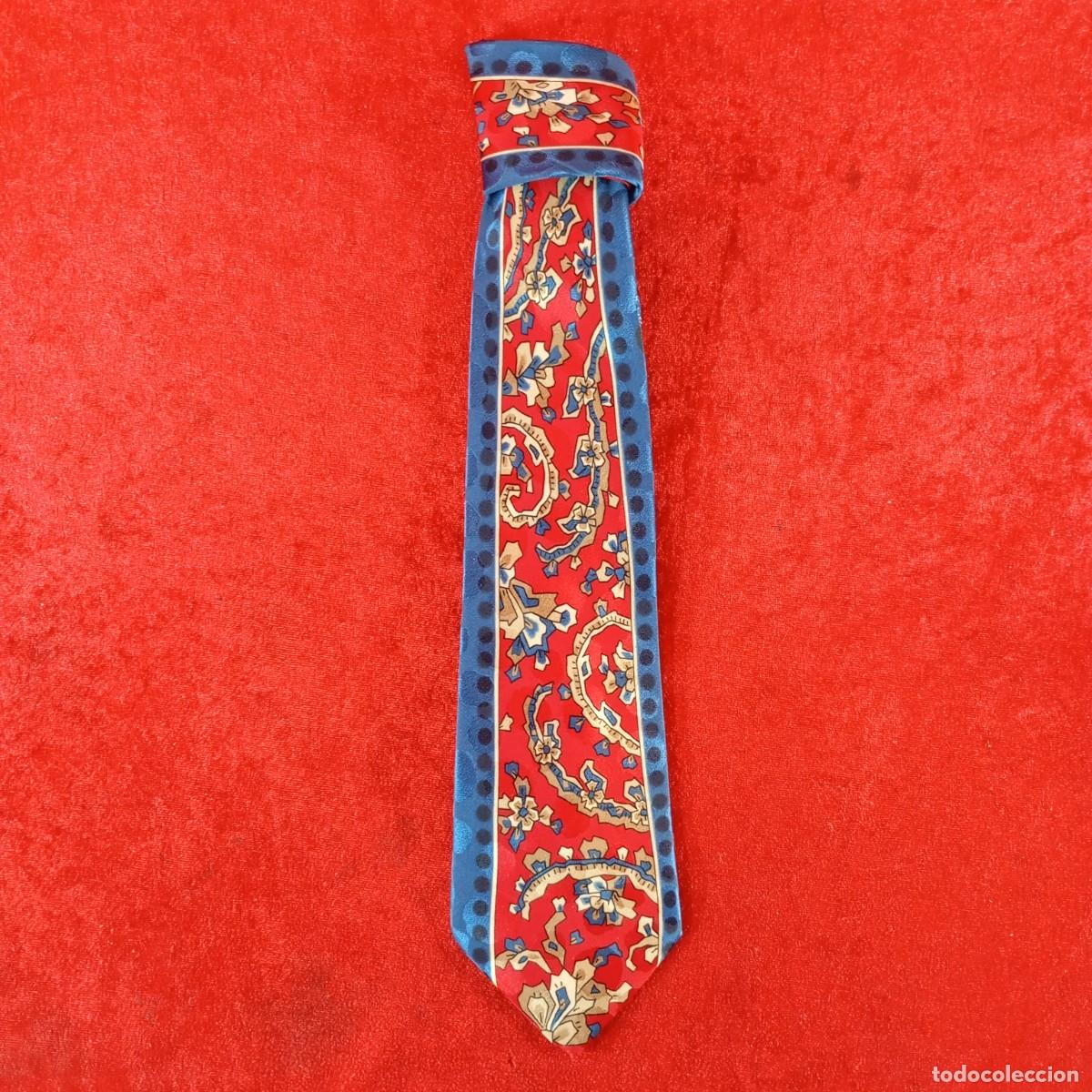 Vintage: PRECIOSA CORBATA - GIANNI VERSACE - MADE IN ITALY - SEDA 100% - PIEZA DE COLECCION - ORIGINAL