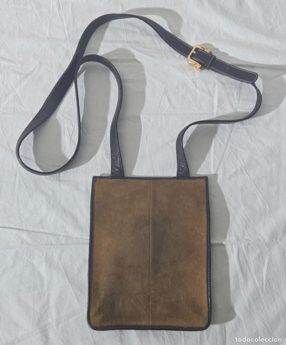 Vintage: Bolso de cuero y ante de Loewe - Foto 5