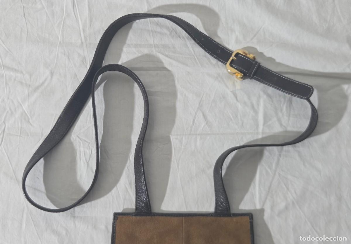 Vintage: Bolso de cuero y ante de Loewe - Foto 7