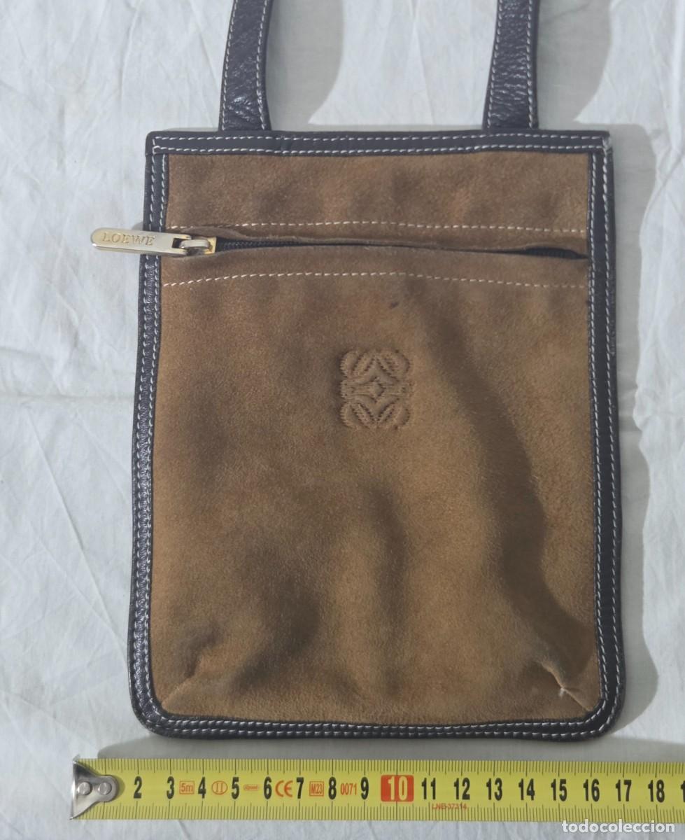 Vintage: Bolso de cuero y ante de Loewe - Foto 9