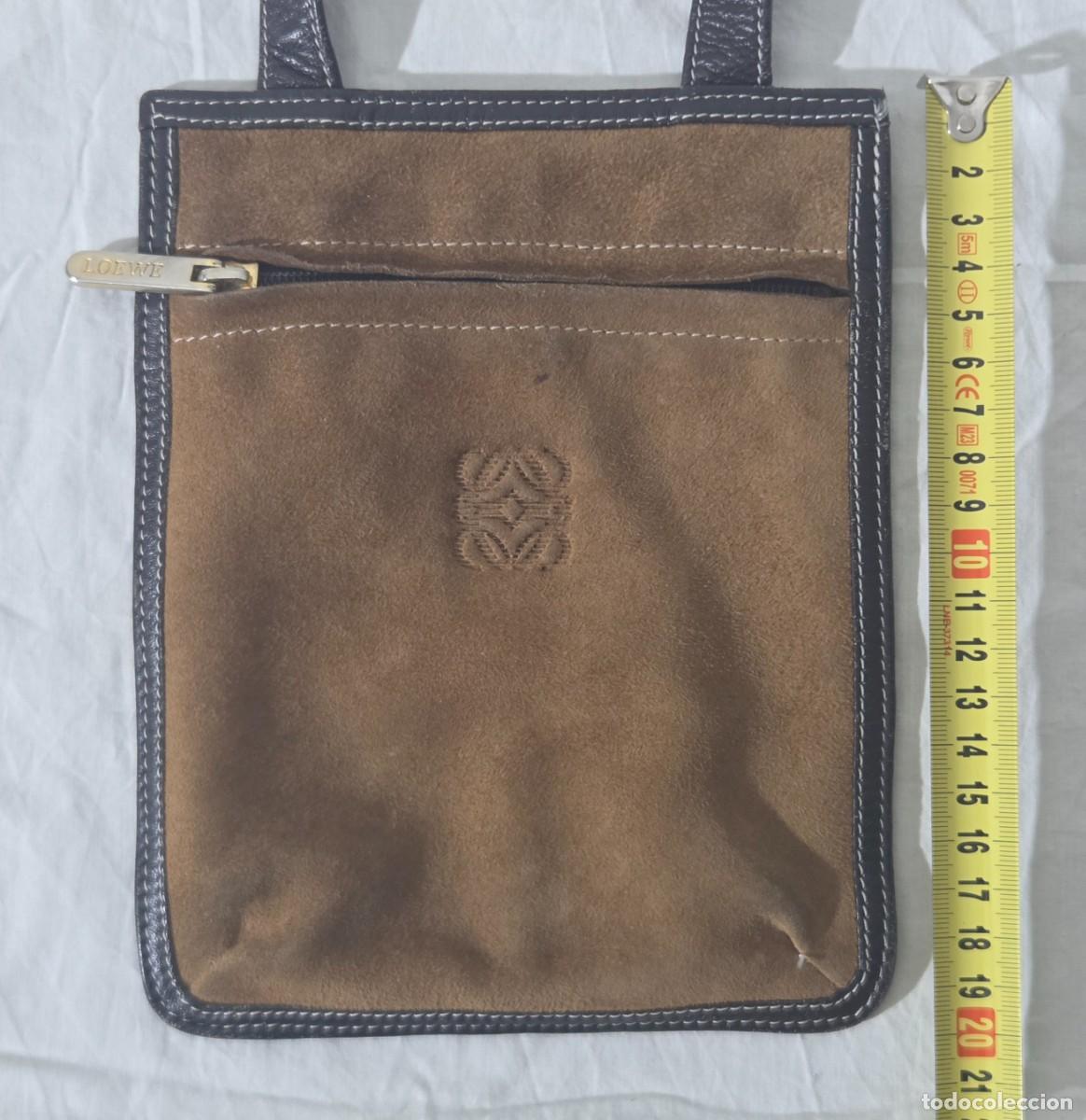 Vintage: Bolso de cuero y ante de Loewe - Foto 11