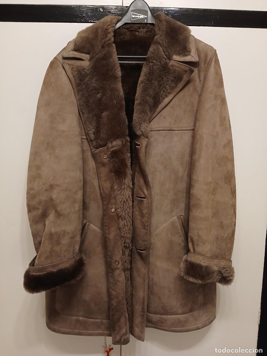 Vintage: CHAQUETA DE PIEL MARRON HOMBRE