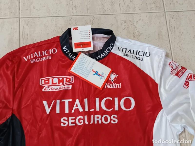 Vintage: VINTAGE 90's. CHAQUETA NALINI EQUIPO VITALICIO SEGUROS (Nueva con etiquetas) TALLA XL
