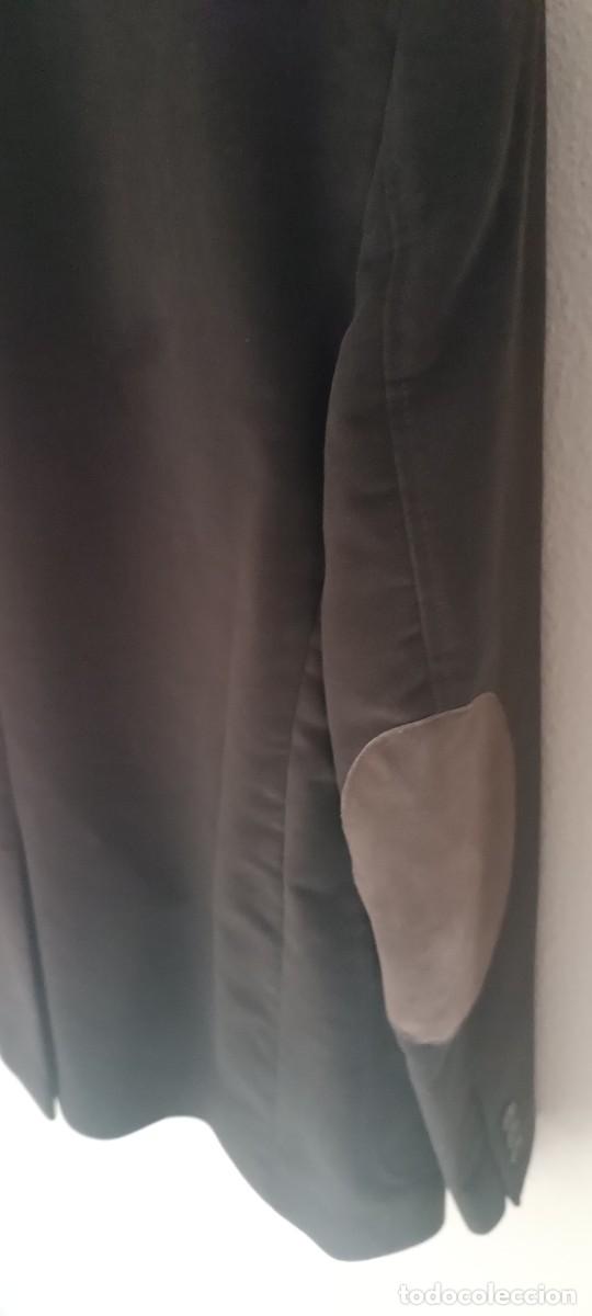 Vintage: Americana de abrigo &rdquo;Lloyds&rdquo; (El Corte Ingl&eacute;s), marr&oacute;n con coderas. Talla 4 (L). Impecable. - Foto 10
