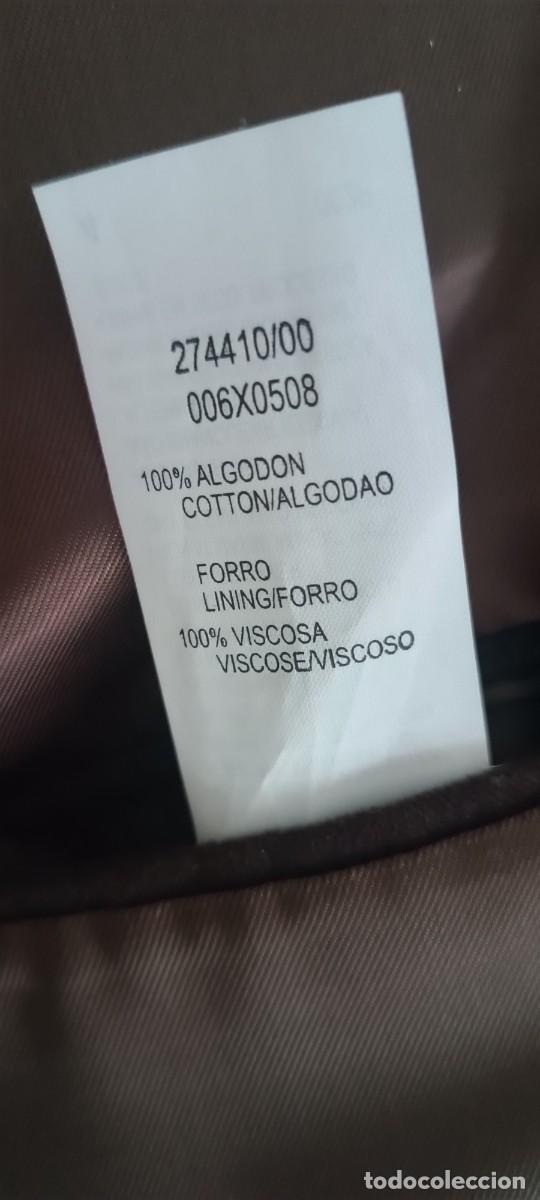Vintage: Americana de abrigo &rdquo;Lloyds&rdquo; (El Corte Ingl&eacute;s), marr&oacute;n con coderas. Talla 4 (L). Impecable. - Foto 12