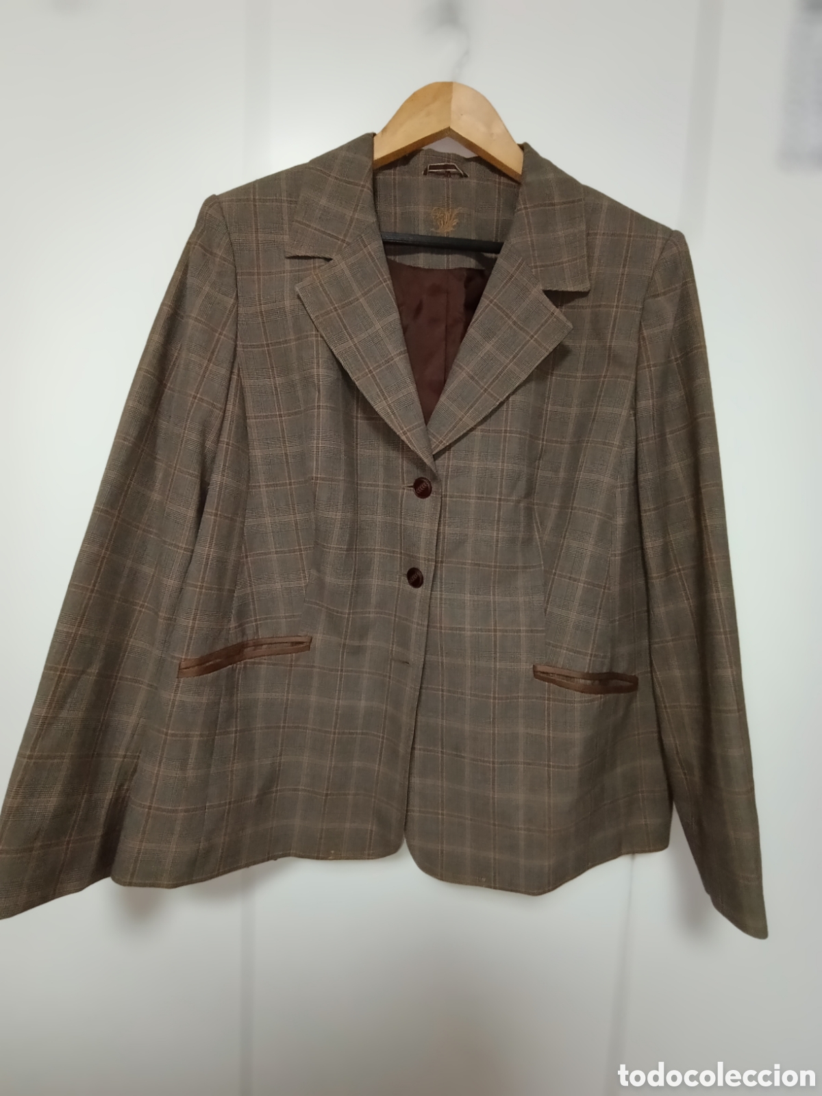 Vintage: Chaqueta corte cl&aacute;sico El Corte Ingles talla 54