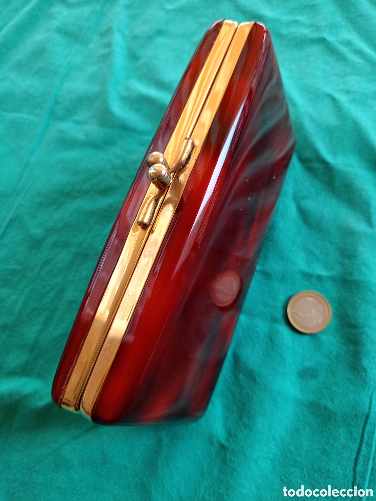 Vintage: ESTUCHE DE MAQUILLAJE A&Ntilde;OS 70 - Foto 2