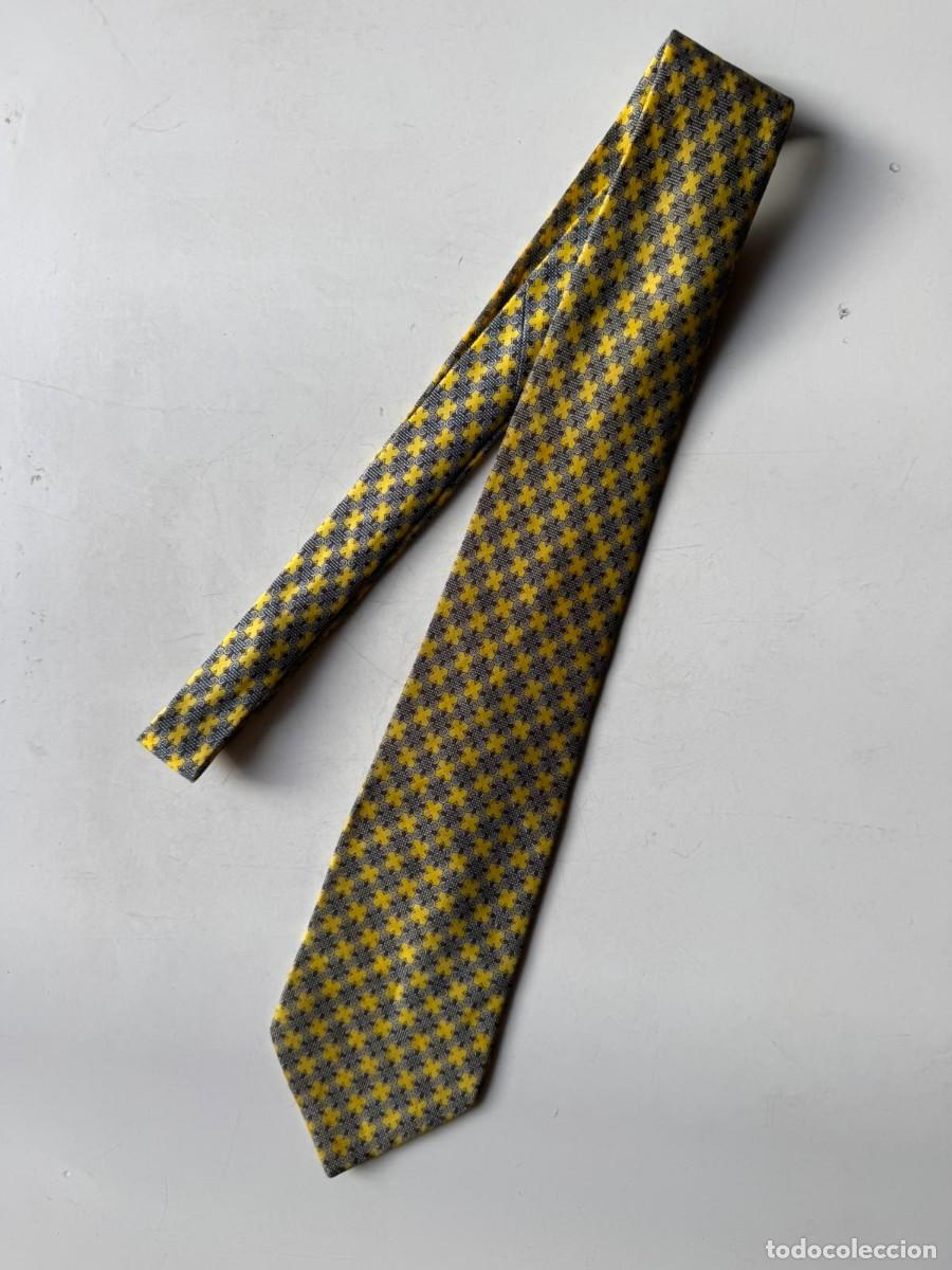 Vintage: Corbata Herm&egrave;s Seda Vintage Geom&eacute;trica - Foto 2