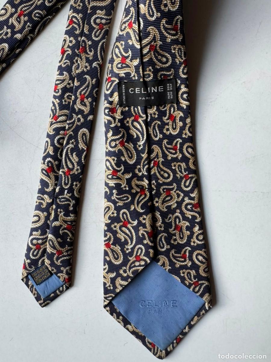Vintage: Lote 3 Corbatas Celine Paris - Foto 5