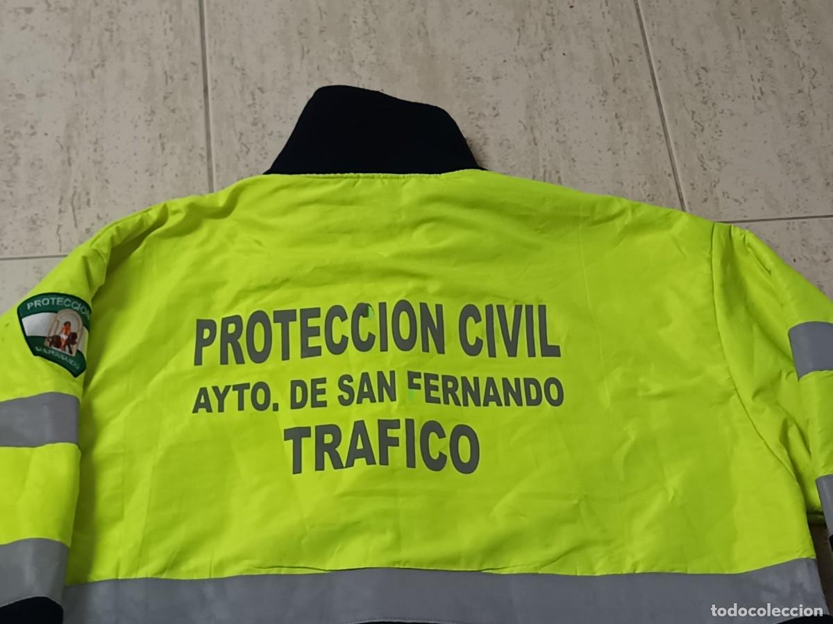 Vintage: CHAQUETA PROTECCI&Oacute;N CIVIL &ndash; TR&Aacute;FICO AYUNTAMIENTO DE SAN FERNANDO. TALLA XXL