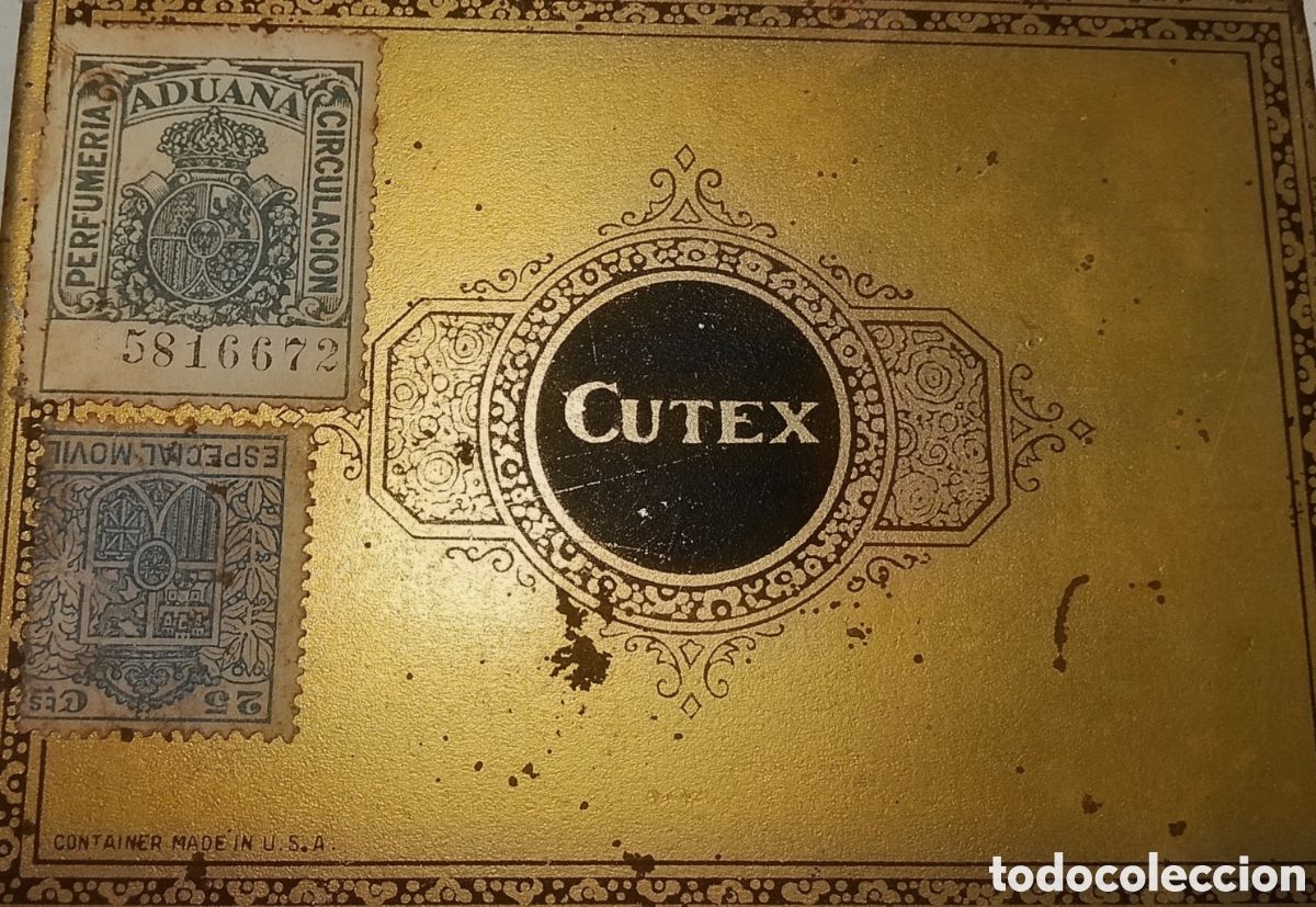 Vintage: Antiguo Set u&ntilde;as Vintage Cutex USA - Caja Original - Historia Amigo Coche Morgan