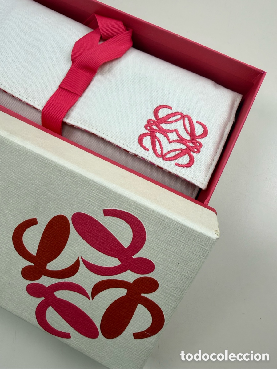 Vintage: Joyero o neceser de viaje Loewe en su caja y nunca usado