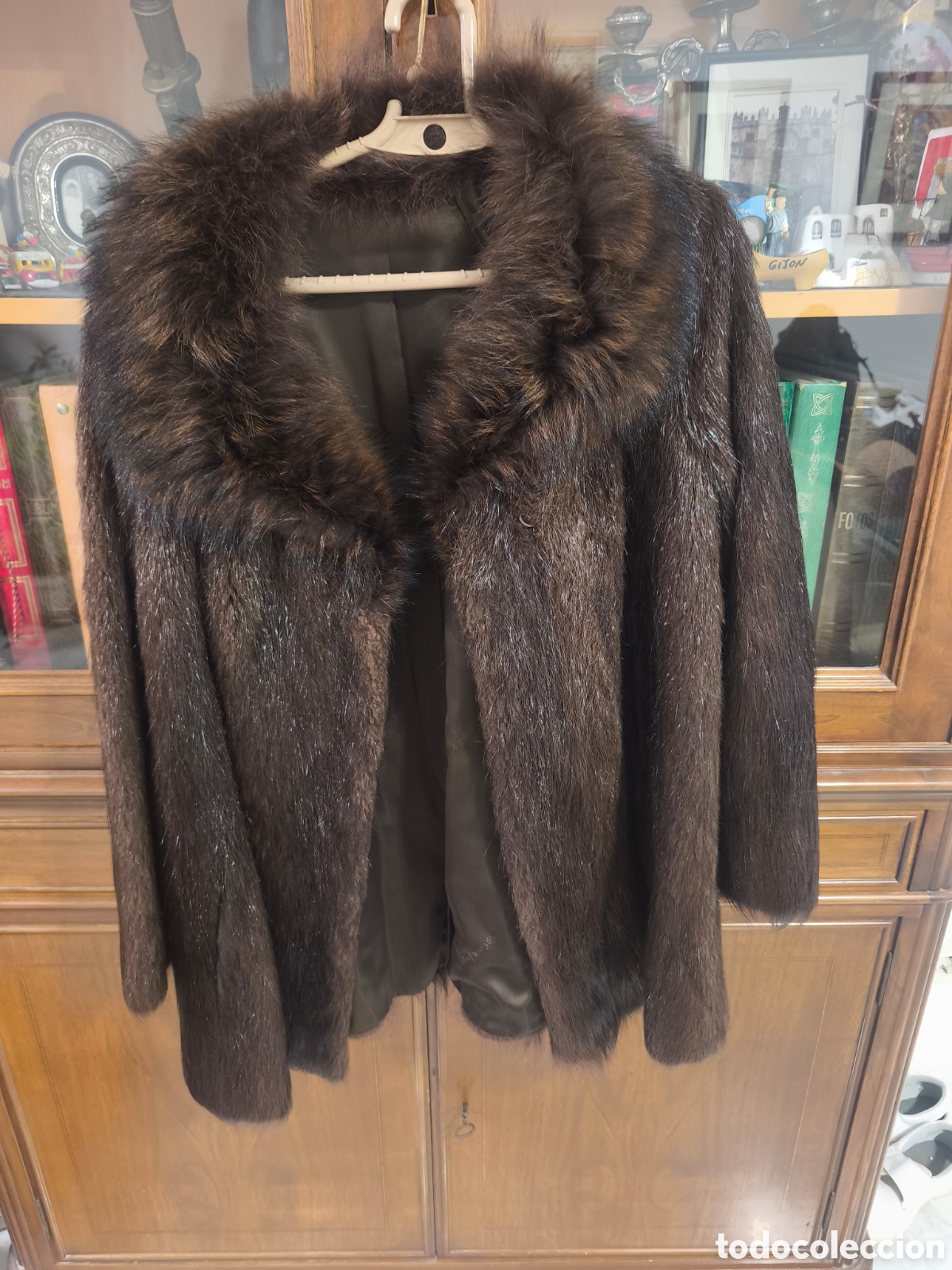 Vintage: Hermoso Abrigo de piel del Corte Ingl&eacute;s