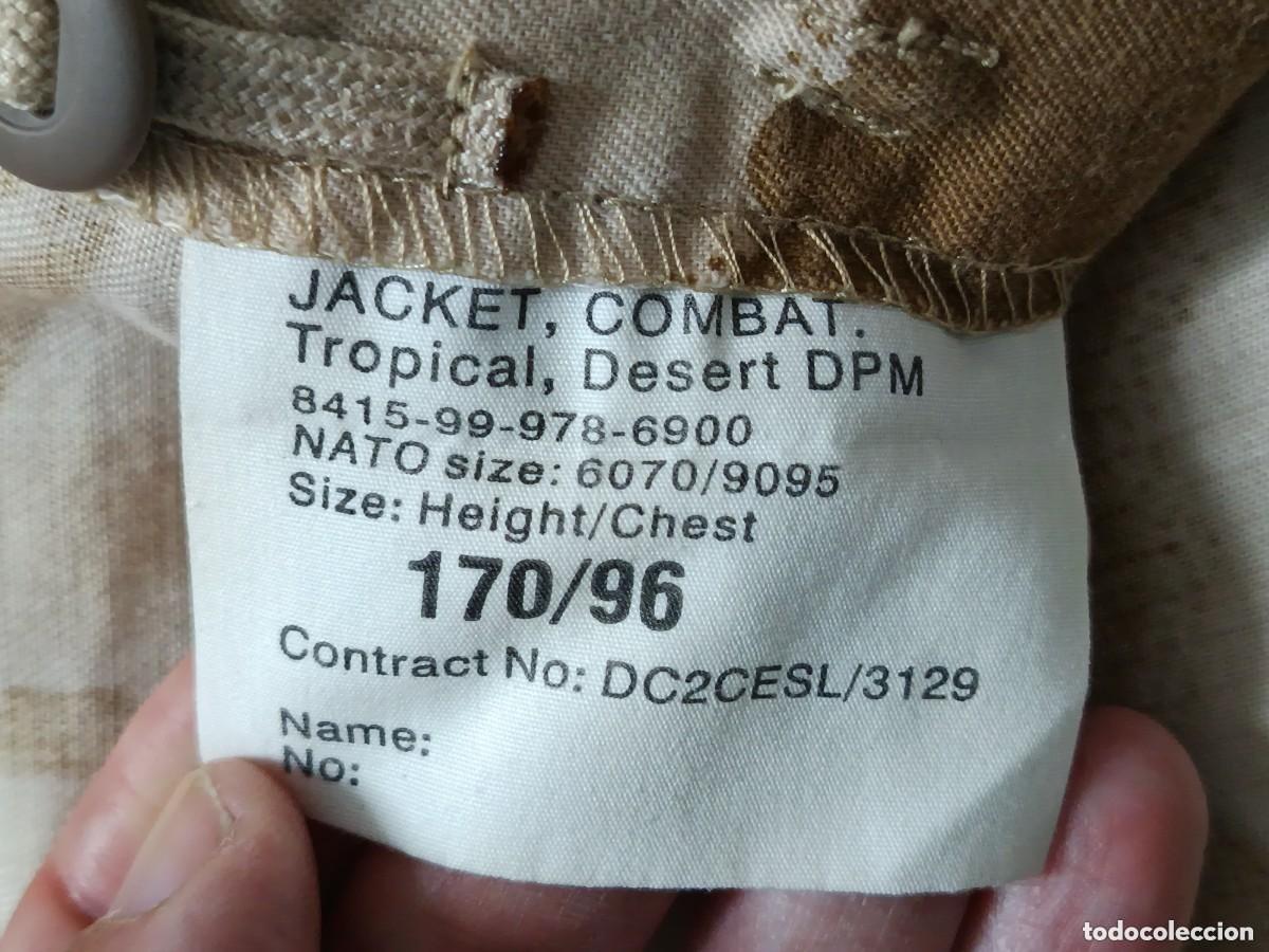 Vintage: JACKET, COMBAT. TROPICAL, DESERT DPM BRITISH ARMY - Foto 7