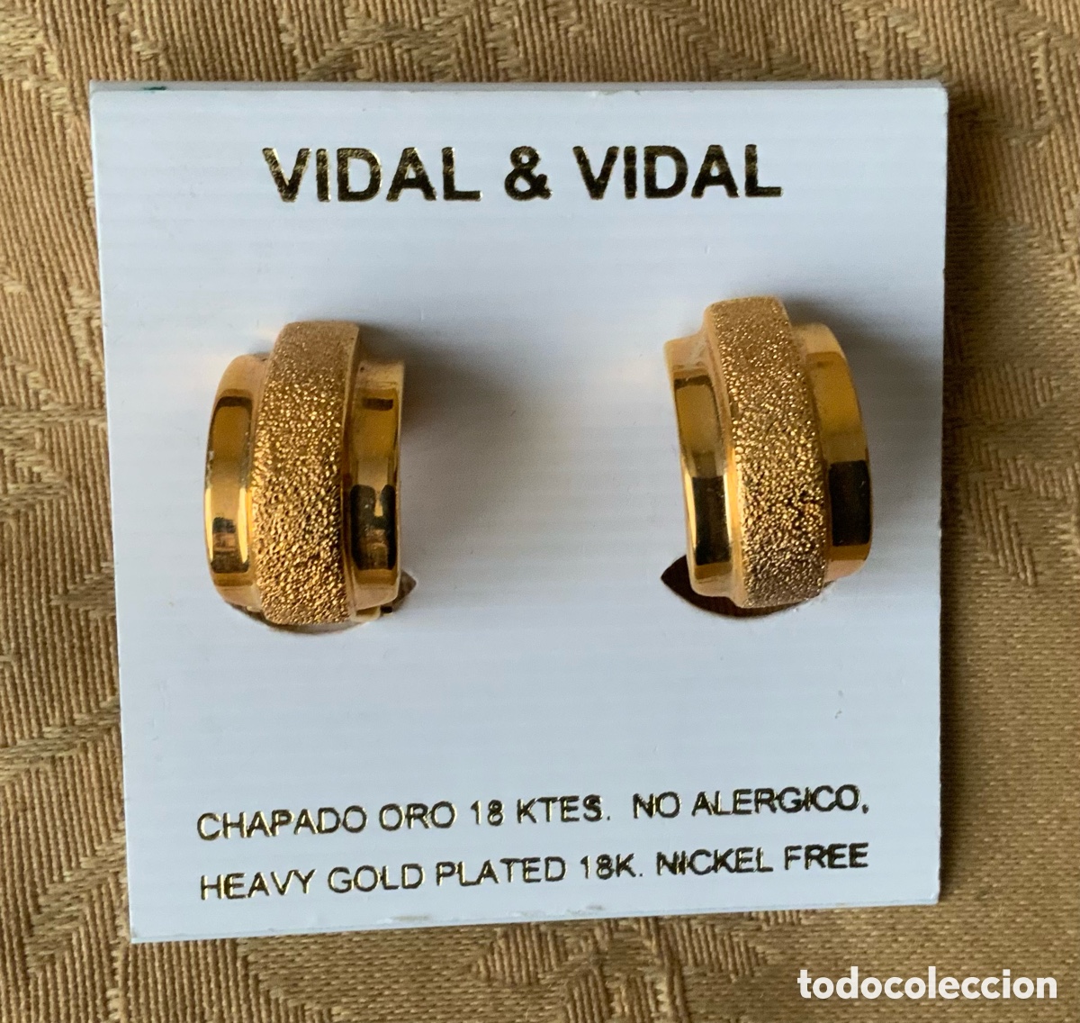 Vintage: PENDIENTES VIDAL VIDAL DE EL CORTE INGLES - Foto 3