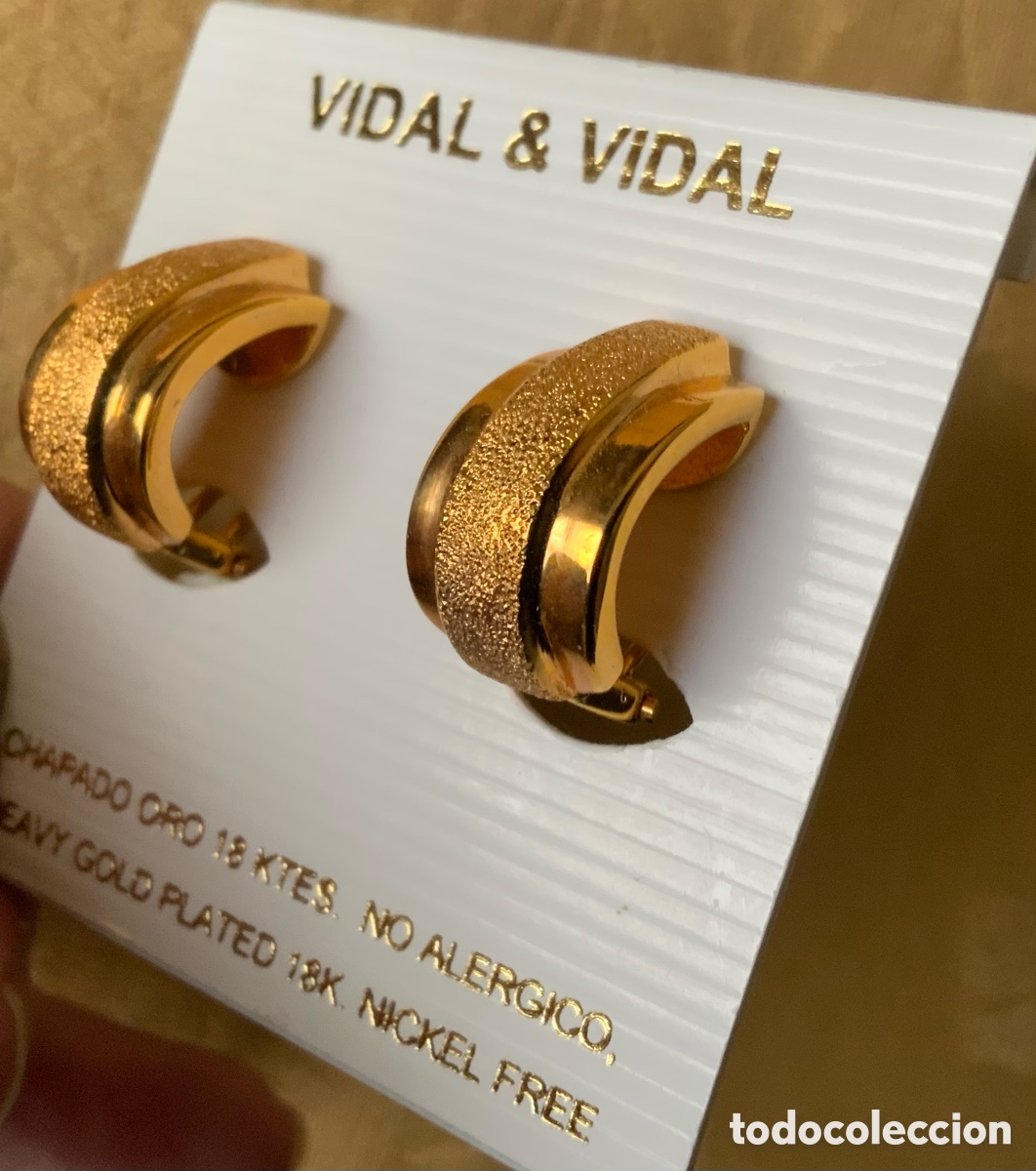 Vintage: PENDIENTES VIDAL VIDAL DE EL CORTE INGLES - Foto 6
