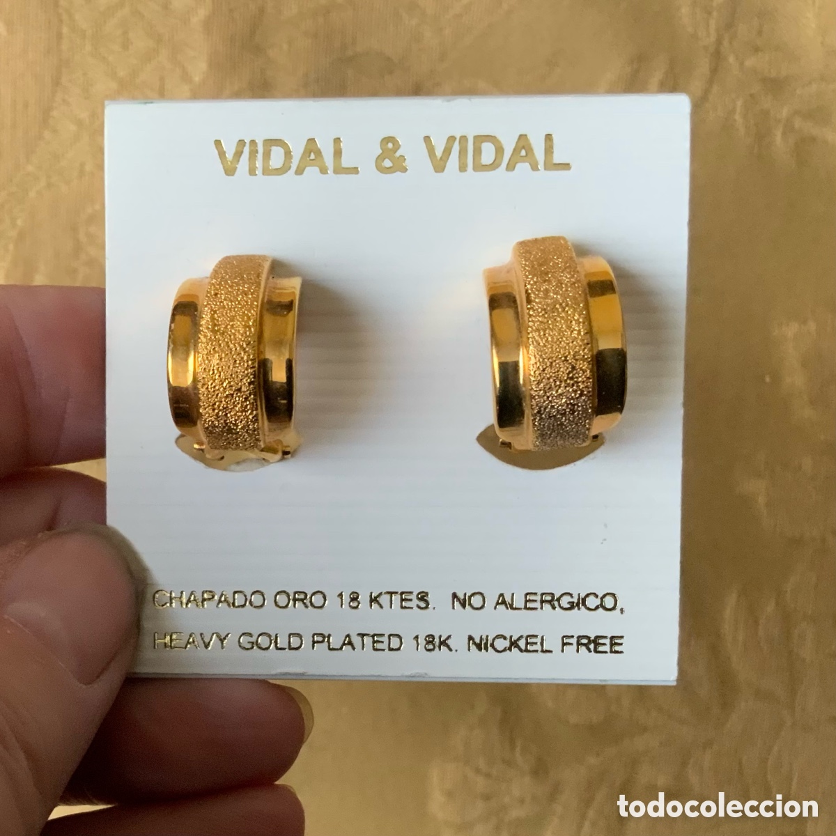 Vintage: PENDIENTES VIDAL VIDAL DE EL CORTE INGLES - Foto 7