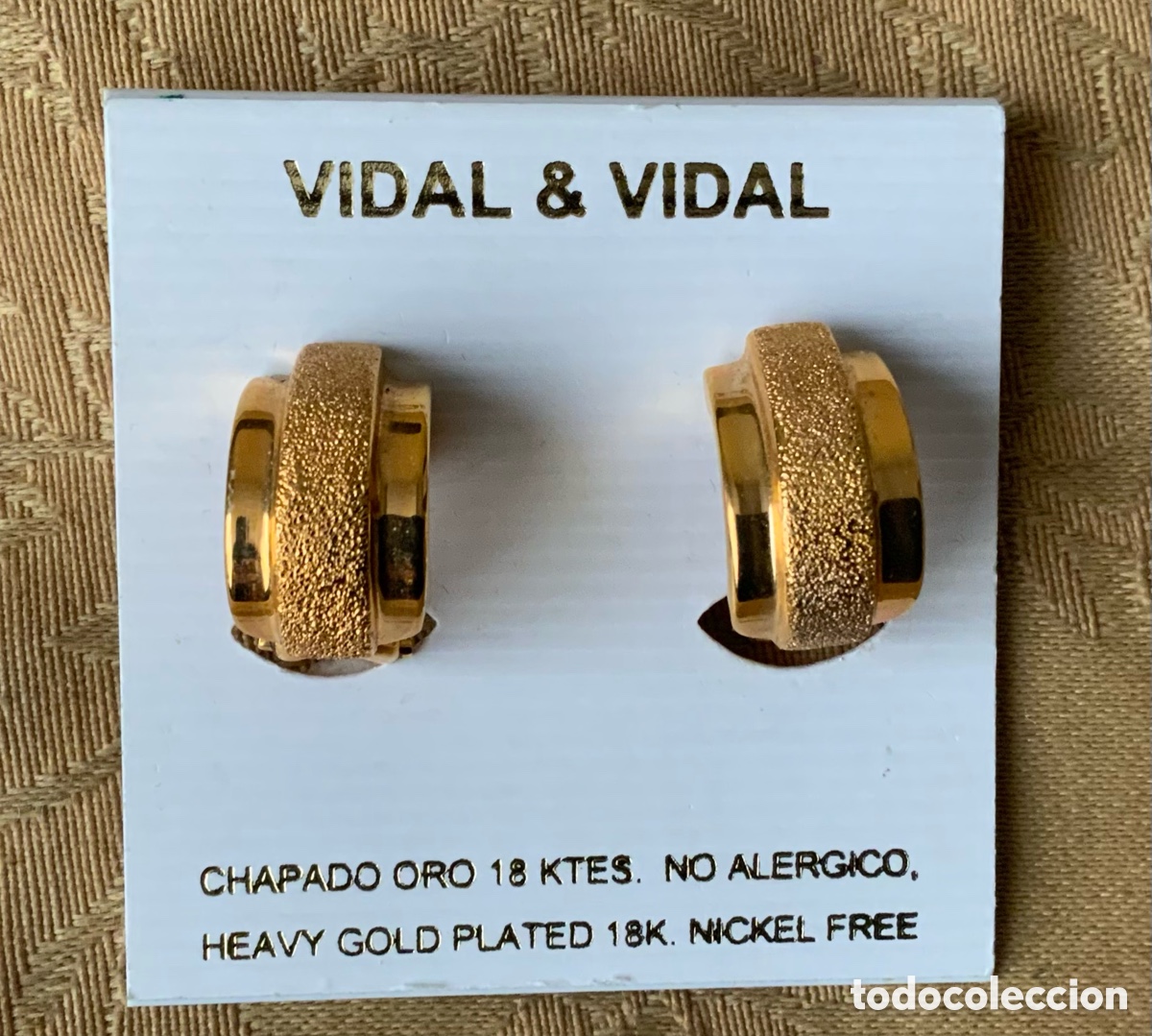 Vintage: PENDIENTES VIDAL VIDAL DE EL CORTE INGLES
