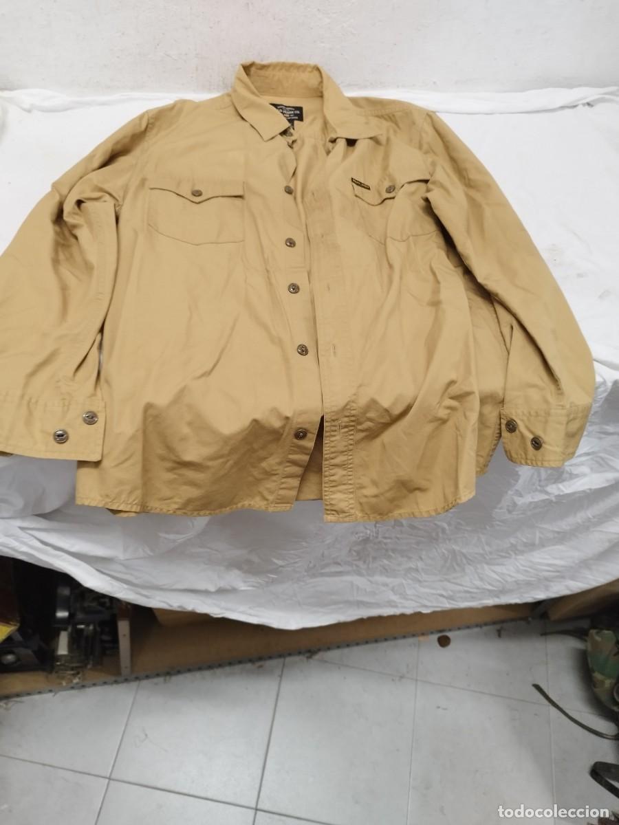 Vintage: Camisa, sobrecamisa utilitaria o de estilo safari de Ralph Lauren. Talla M.