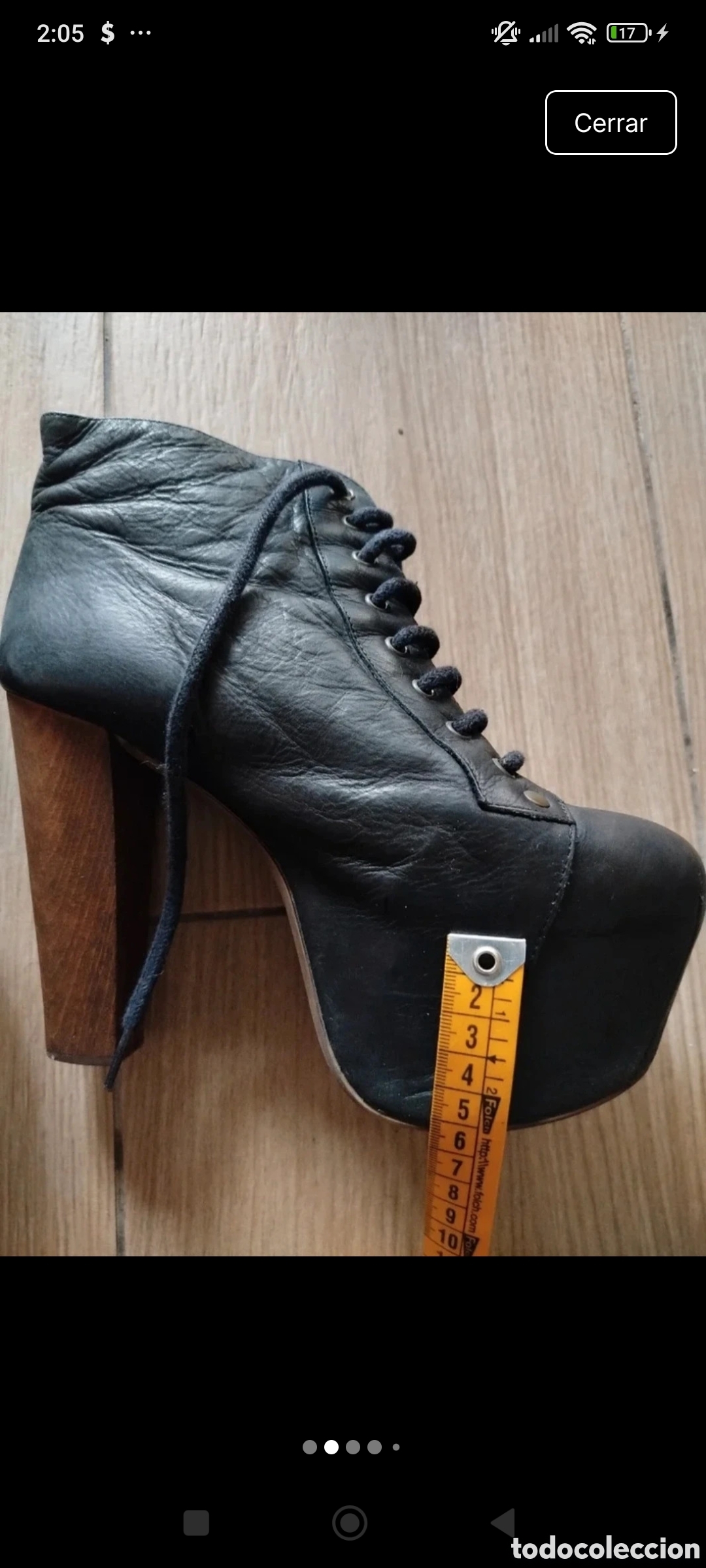 Vintage: Botas plataforma Campbell