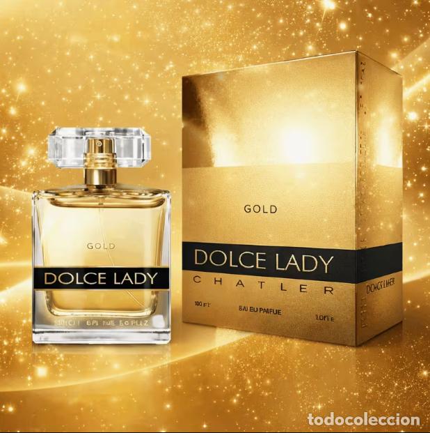 Vintage: Perfume femenino Dolce Lady Gold Chatler Eau de Parfum 100ml - Fragancia elegante y sofisticada