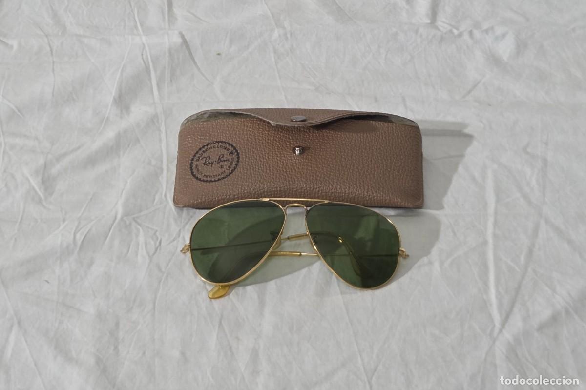 Vintage: Gafas de sol Ray Ban, Ba&ntilde;o de oro - Foto 1
