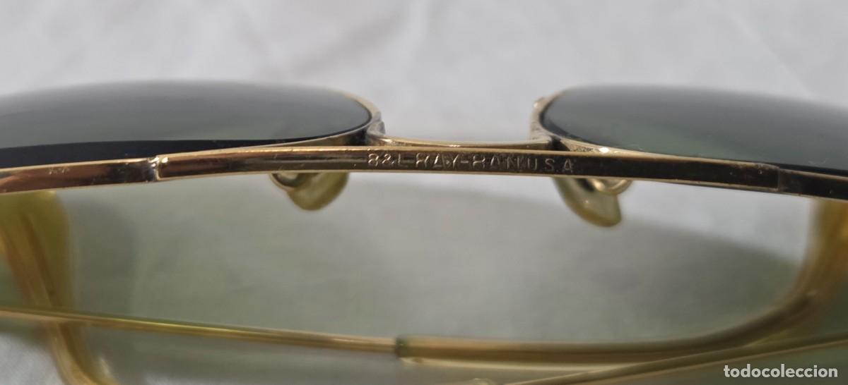 Vintage: Gafas de sol Ray Ban, Ba&ntilde;o de oro - Foto 13