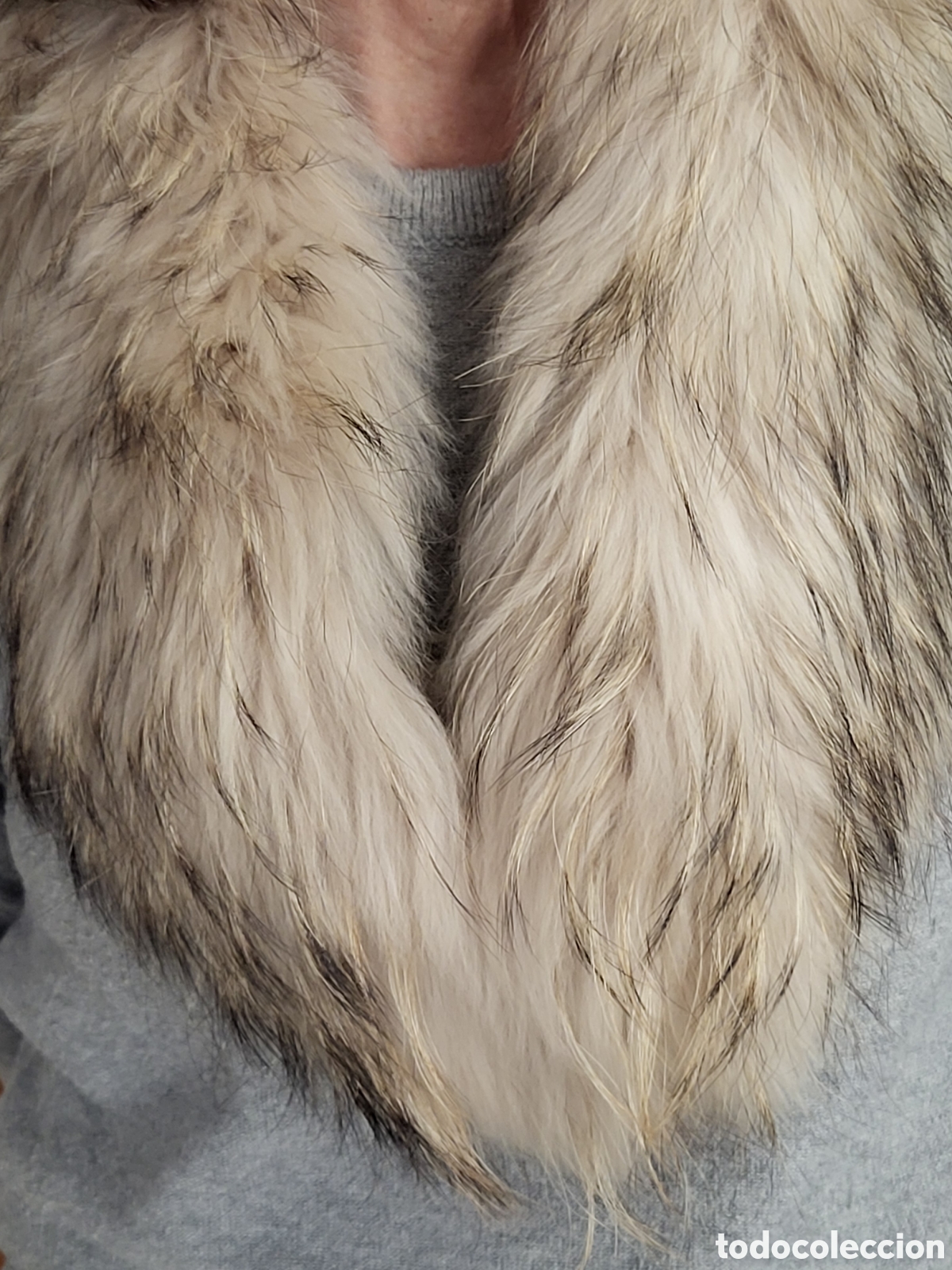 Vintage: Cuello piel de mapache - Foto 2