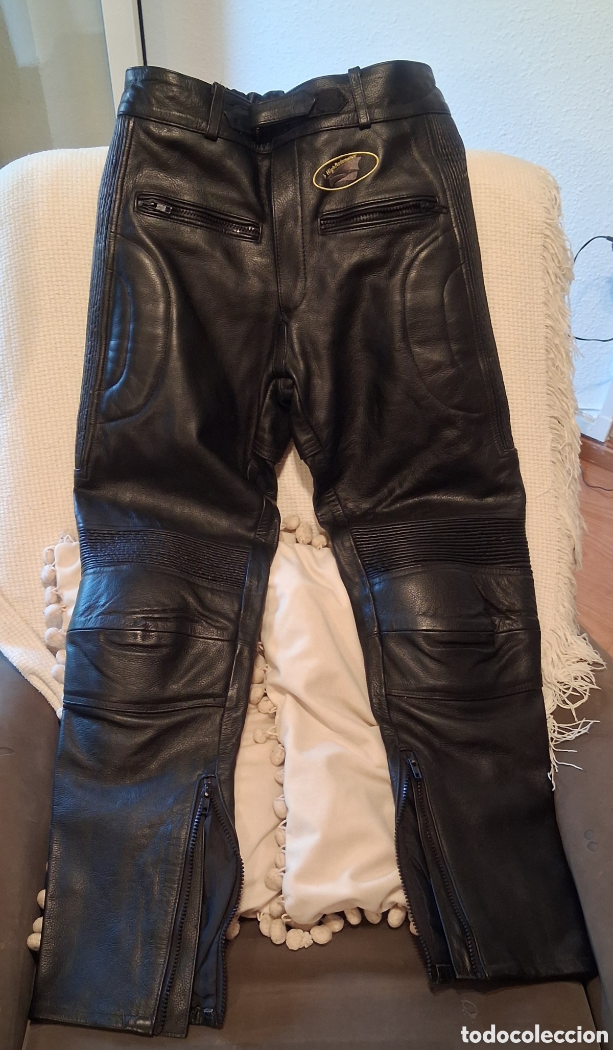 Vintage: Conjunto de cuero de mujer para moto - Foto 2