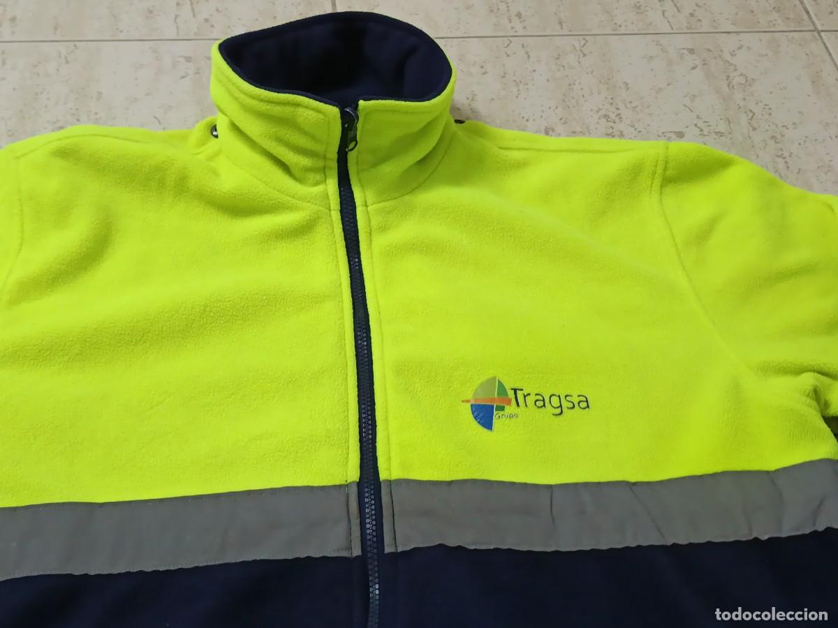 Vintage: CHAQUETA POLAR ALTA VISIBILIDAD GRUPO TRAGSA. TALLA XXL